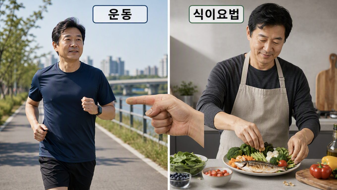 질병예방 운동과 식이요법 중 어떤 방법이 더 효과적인가