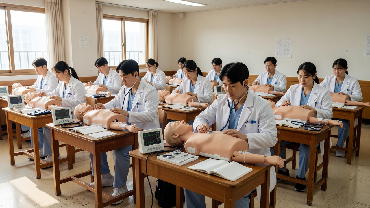 KMLE 시험 준비를 위한 임상 실습 장면