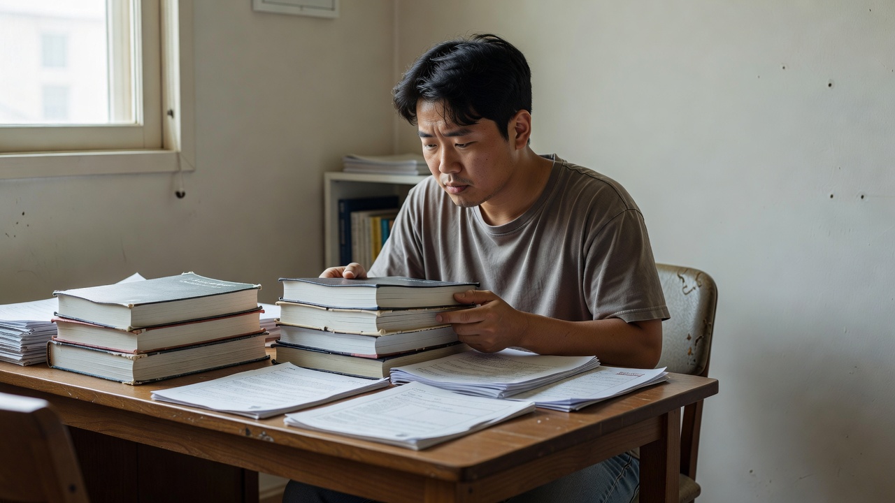 대한의학 서적 출판사 신뢰성 확인하는 장면