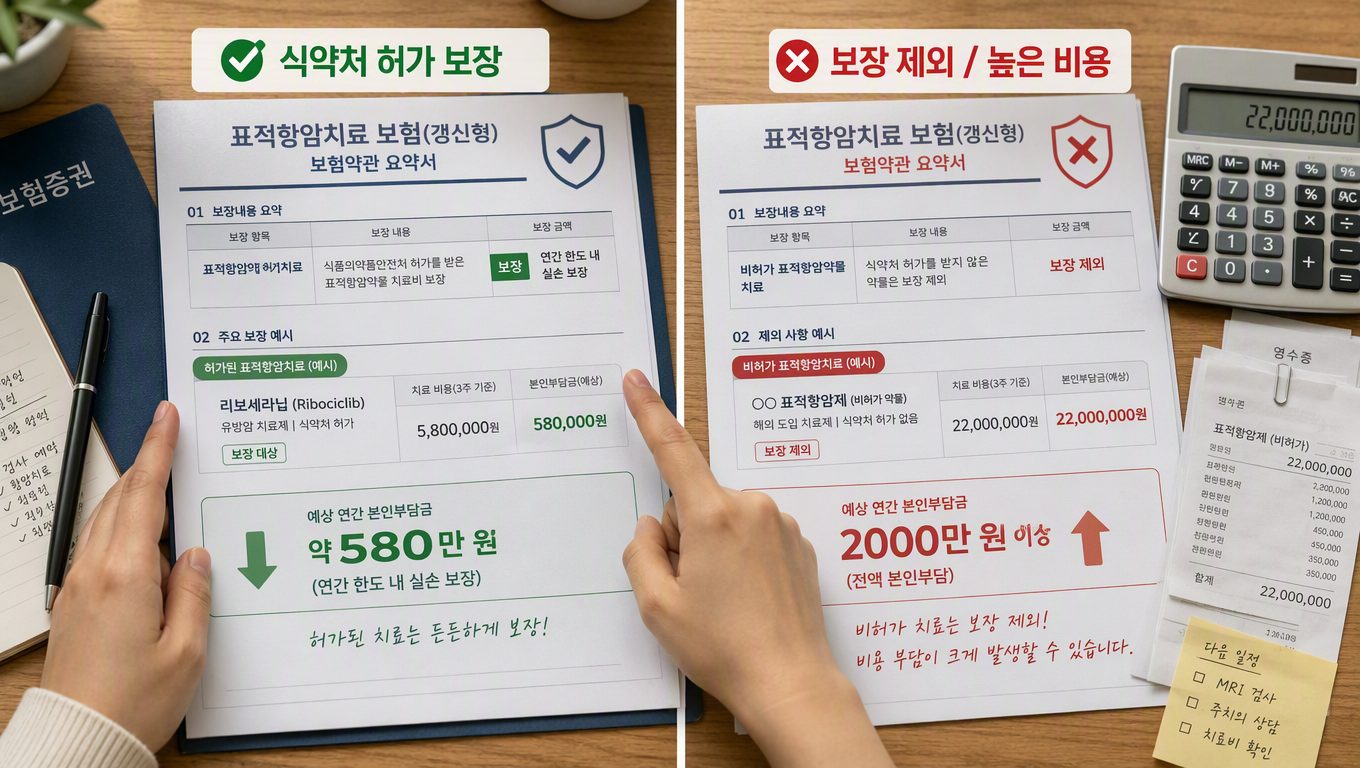 표적 암 보험 비교 기준과 보장 범위 선택 방법