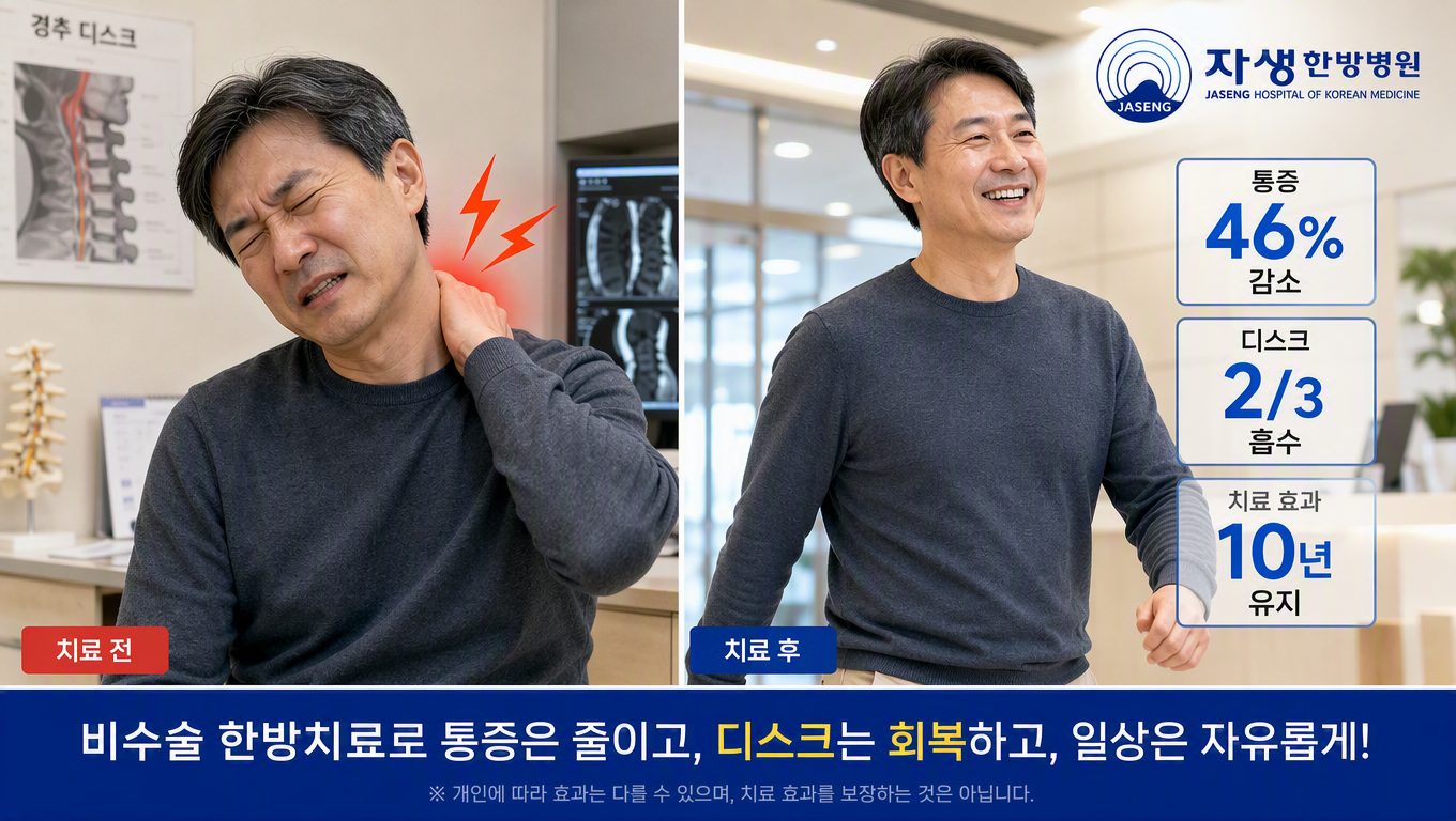 목디스크 통증이 계속될 때 한방치료가 실제로 효과를 보이나? 디스크 증상